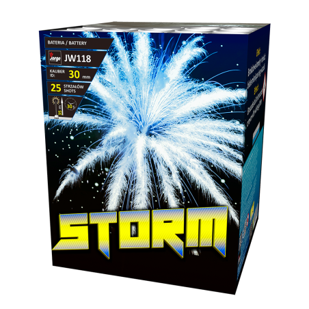 JW118 Wyrzutnia Fajerwerków STORM - 25 Strzałów 30mm