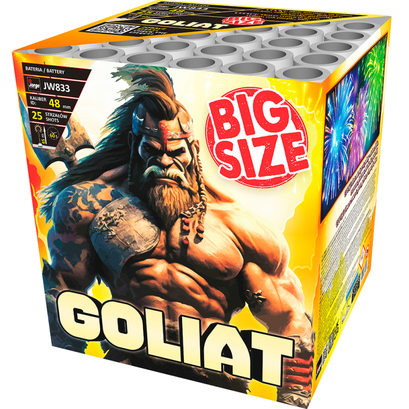 JW833 Wyrzutnia Fajerwerków GOLIAT - 25 Strzałów 47mm JW833 Wyrzutnia Fajerwerków GOLIAT - 25 Strzałów 47mm