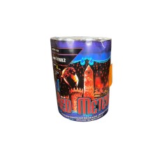 Wyrzutnia Fajerwerków Jorge Red Meteor SM9882 - 7 strzałów 26 mm