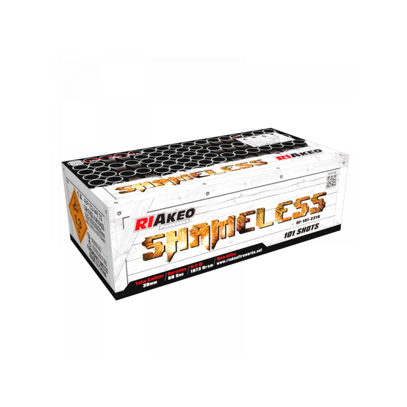 HF-101-2216 Wyrzutnia Fajerwerków SHAMELESS - 101 Strzałów 30mm HF-101-2216 Wyrzutnia Fajerwerków SHAMELESS - 101 Strzałów 30mm