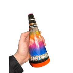 Wulkan Santoryn TXF822 - Fontanna Złotych Iskier, 3 Metry, 35 Sekund