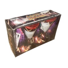 Fontanna Wulkan Happy TXF659 – Zestaw 4 sztuki | Złote iskry