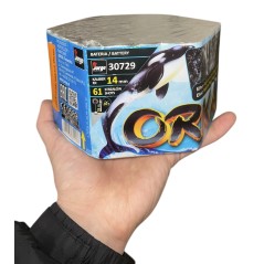 Wyrzutnia Fajerwerków Orka 30729 - 61 strzałów 14 mm | Jorge Fireworks