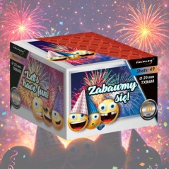 TXB688 Wyrzutnia Fajerwerków ZABAWMY SIĘ - 49 strzałów 20mm