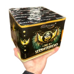 Wyrzutnia Fajerwerków Viserion Triplex TXB074 - 36 strzałów, 25mm