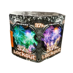 Wyrzutnia Fajerwerków Lockout TXB095 - 37 Strzałów, 30 mm, 47 Sekund