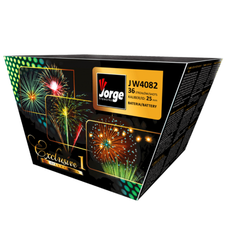 JW4082 Wyrzutnia Fajerwerków Exclusive Collection 1 - 36 strzałów 25 mm