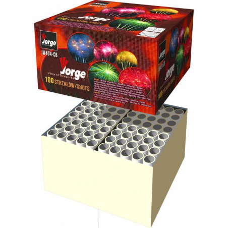 JW404-CB Wyrzutnia Fajerwerków Show Of Fireworks - 100 strzałów MIX KALIBER