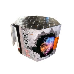 Wyrzutnia Fajerwerków Hot Fusion TXB065 - 37 Strzałów, 30mm, 47 Sekund