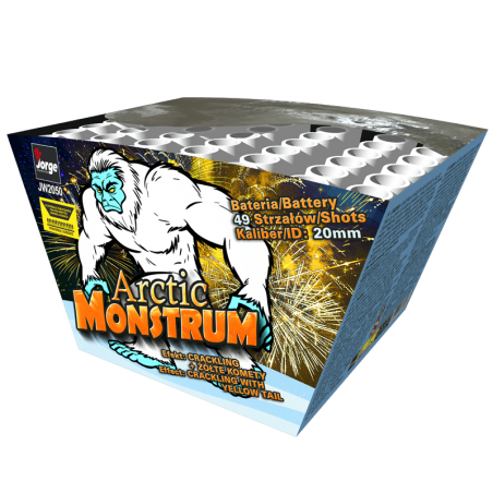 JW2050 Wyrzutnia Fajerwerków Arctic Monstrum - 49 strzałów 20 mm