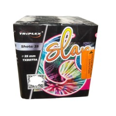 Wyrzutnia Fajerwerków 25mm 25 Strzałów Triplex - SLAP TXB077A