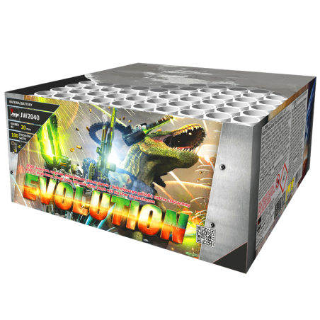 JW2040 Wyrzutnia Fajerwerków Evolution - 100 strzałów 20 mm