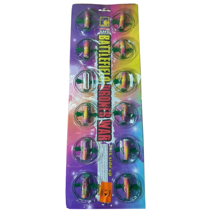 TM6 Fajerwerki Motyle DUŻE LATAJĄCE DRONY TOMASZEK - 12 sztuk