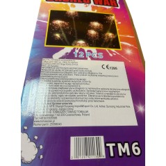 Fajerwerki Motyle Division TXP790 - 4 Sztuki | Triplex | Efekt Spiner