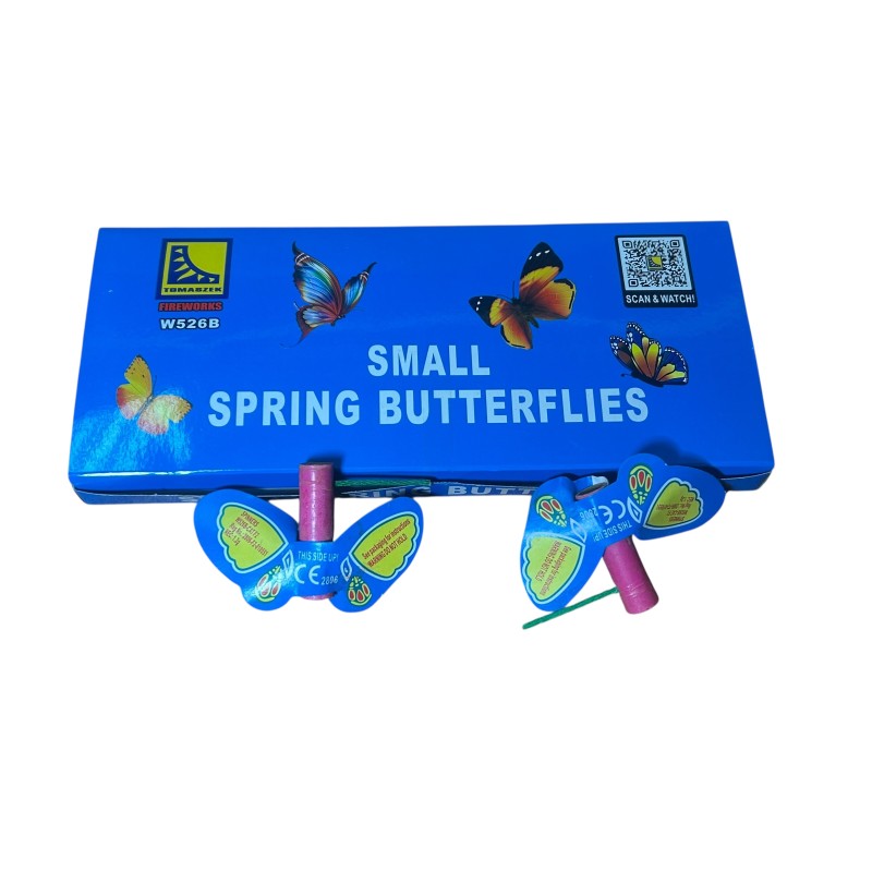 W526B TM Fajerwerki Motylki SMALL SPRING BUTTERFLIES - 12 sztuk