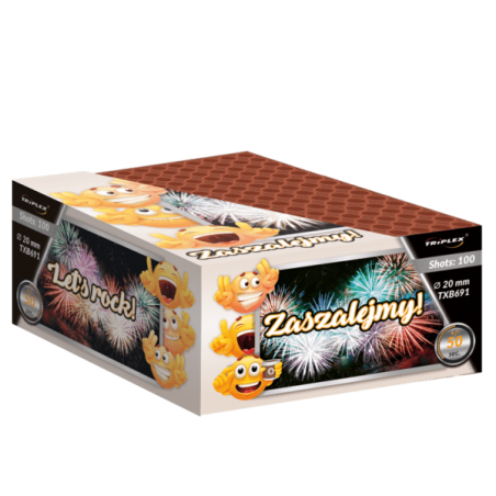 TXB691 Wyrzutnia Fajerwerków Zaszalejmy! - 100 strzałów 20mm