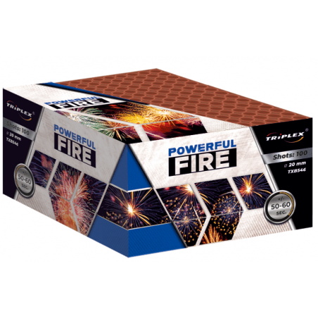 TXB546 Wyrzutnia Fajerwerków Powerful Fire - 100 strzałów 20mm