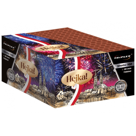 TXB542 Wyrzutnia Fajerwerków Hejka! - 100 strzałów 20mm