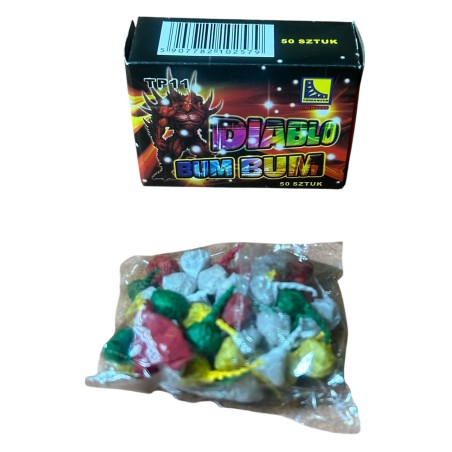 TP11 Diabełki DIABLO BUM BUM - 50 sztuk