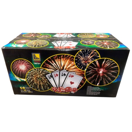 TW701 Wyrzutnia Fajerwerków Tomaszek - 50 strzałów 48mm