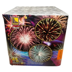 TW705 Wyrzutnia Fajerwerków Tomaszek - 25 strzałów 48mm