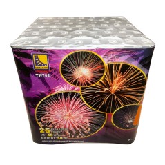 TW702 Wyrzutnia Fajerwerków Tomaszek - 25 strzałów 48mm