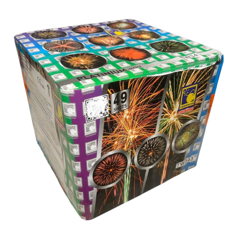 TW343 Wyrzutnia Fajerwerków PLATINIUM SERIES - 49 strzałów 30mm TW343 Wyrzutnia Fajerwerków PLATINIUM SERIES - 49 strzałów 30mm