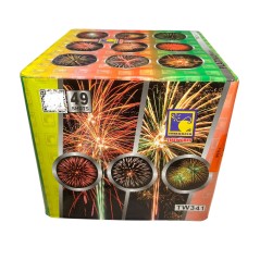 TW341 Wyrzutnia Fajerwerków PLATINIUM SERIES - 49 strzałów 30mm