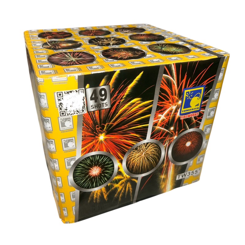 TW355 Wyrzutnia Fajerwerków PLATINIUM SERIES - 49 strzałów 30mm TW355 Wyrzutnia Fajerwerków PLATINIUM SERIES - 49 strzałów 30mm