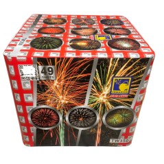 TW350 Wyrzutnia Fajerwerków PLATINIUM SERIES - 49 strzałów 30mm