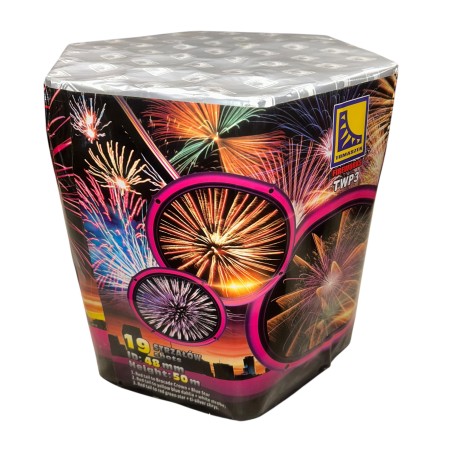 Wyrzutnia Fajerwerków 30mm Triplex TXB317 Maj - 19 strzałów