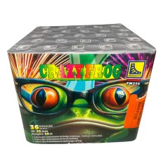 TW256 Wyrzutnia Fajerwerków CRAZY FROG - 36 strzałów 25mm