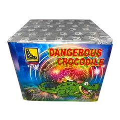 TW260 Wyrzutnia Fajerwerków DANGEROUS CROCODILE - 49 strzałów 25mm