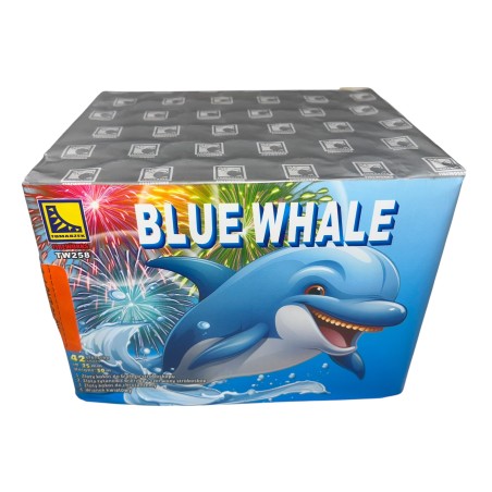 TW258 Wyrzutnia Fajerwerków BLUE WHALE - 42 strzały 25mm