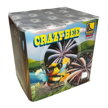 TW252 Wyrzutnia Fajerwerków CRAZY BEE - 20 strzałów 25mm