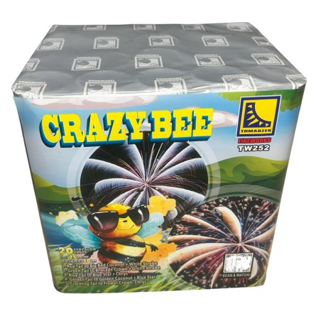 TW252 Wyrzutnia Fajerwerków CRAZY BEE - 20 strzałów 25mm