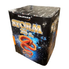 TXB029 Wyrzutnia Fajerwerków Storm - 25 strzałów 30mm