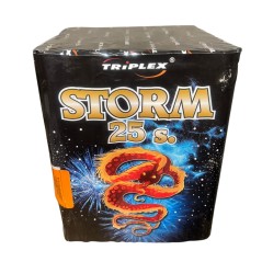 TXB029 Wyrzutnia Fajerwerków Storm - 25 strzałów 30mm