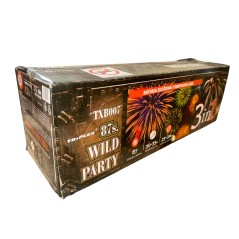 Wyrzutnia Fajerwerków Triplex TXB007 Wild Party - 87 Strzałów Mix Kalibrów