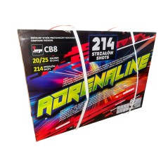 Duża Wyrzutnia Fajerwerków CB8 ADRENALINE – 214 Strzałów