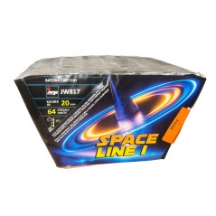 JW817 Wyrzutnia Fajerwerków Space Line I - 64 strzały 20 mm