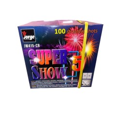 JW415-CB SUPER SHOW 5 Wyrzutnia Fajerwerków - 100 strzałów 30 mm