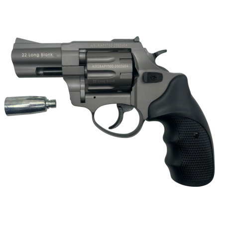 Rewolwer Hukowy ZORAKI R1-K6L 2.5" Kaliber 6mm LONG Blank SZARY TYTANOWY
