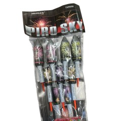 Rakiety Fajerwerki Piro Sky TXR085 - Zestaw 19 Sztuk | Triplex