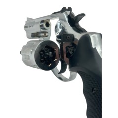 Rewolwer Hukowy 6mm BAS Voltran EKOL Viper 2.5'' SHINY CHROME kal .22 Long Blanc