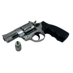 Rewolwer Hukowy 6mm BAS Voltran EKOL Viper 2.5'' SHINY CHROME kal .22 Long Blanc