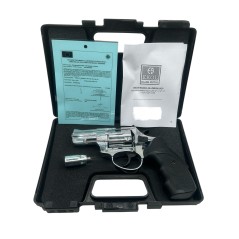 Rewolwer Hukowy 6mm BAS Voltran EKOL Viper 2.5'' SHINY CHROME kal .22 Long Blanc