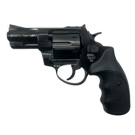 Rewolwer Hukowy 6mm BAS Voltran EKOL Viper 2.5'' Black kal .22 Long Blanc