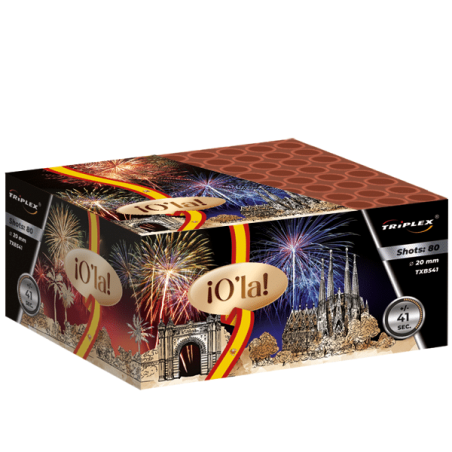 TXB541 Wyrzutnia Fajerwerków O’ LA! 80 strzałów 20mm