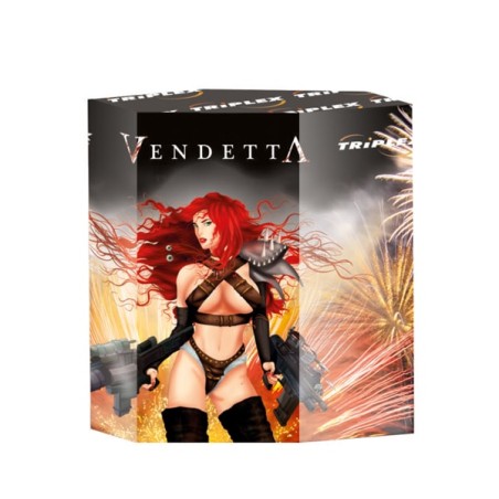 TXB560A Wyrzutnia Fajerwerków VENDETTA 19 strzałów 30mm